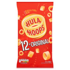 HULA HOOPS ORIGINAL CRISPS 12PK 24G