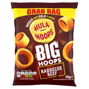 HULA HOOPS BIG HOOPS BBQ GRAB BAG 45G