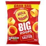 HULA HOOPS BIG HOOPS SALTED GRAB BAG 45G