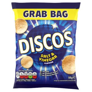 DISCOS SALT & VINEGAR GRAB BAG CRISPS 28X 50G