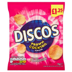 DISCOS PRAWN COCKTAIL CRISPS PMP £1.25 70G