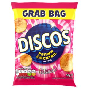 DISCOS PRAWN COCKTAIL GRAB BAG CRISPS 50G