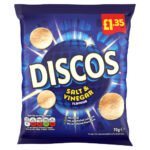 DISCOS SALT & VINEGAR CRISPS PMP £1.35 70G