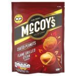 MCCOY'S FLAME GRILLED STEAK NUTS 155G-XMAS