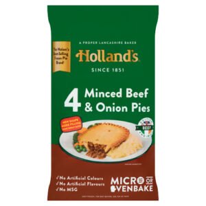 HOLLAND'S 4 MINCED BEEF AND ONION PIES 4PK