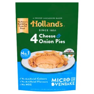HOLLAND'S 4 CHEESE & ONION PIES 4PK