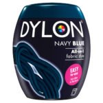 DYLON WASHING MACHINE FABRIC DYE POD NAVY BLUE 350G