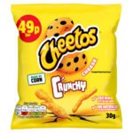 CHEETOS CRUNCHY CHEESE SNACKS CRISPS PMP 49P 30G