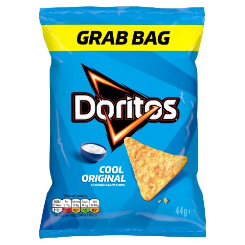 DORITOS COOL ORIGINAL CRISPS GRAB BAG TORTILLA CHIPS NHFSS 44G