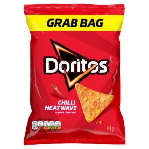 DORITOS CHILLI HEATWAVE CRISPS GRAB BAG TORTILLA CHIPS NHFSS 44G
