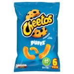 CHEETOS PUFFS CHEESE SNACKS CRISPS 6PK 13G