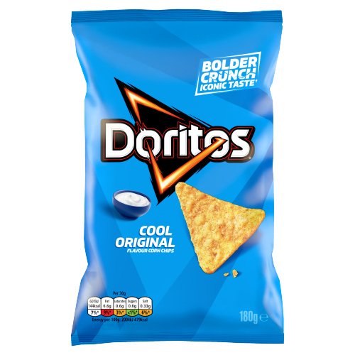 DORITOS COOL ORIGINAL FLAVOUR CORN CHIPS 180G