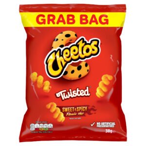 CHEETOS TWISTED SWEET & SPICY CRISPS GRAB BAG 38G