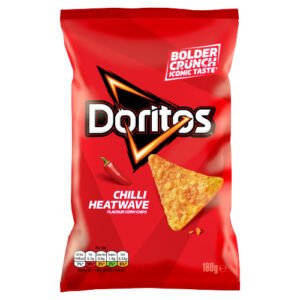DORITOS CHILLI HEATWAVE FLAVOUR CORN CHIPS 180G