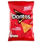 DORITOS CHILLI HEATWAVE TORTILLA CHIPS SHARING BAG CRISPS 140G