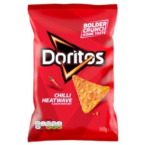 DORITOS CHILLI HEATWAVE TORTILLA CHIPS SHARING BAG CRISPS 140G