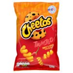 CHEETOS TWISTED SWEET & SPICY SHARING CRISPS 120G