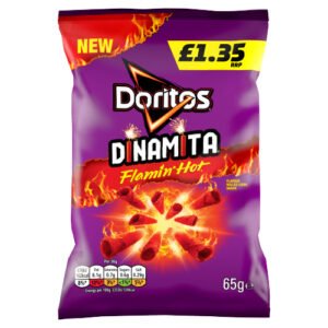 DORITOS DINAMITA EXTRA FLAMIN HOT £1.35 65G