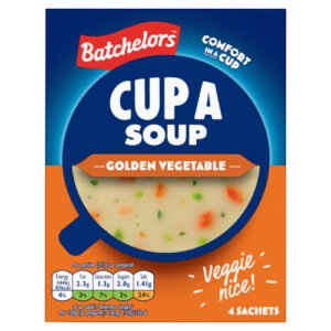 BATCHELORS CUP A SOUP GOLDEN VEGETABLE 4 SACHETS 82G