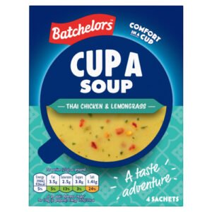 BATCHELORS CUP A SOUP THAI CHICKEN & LEMONGRASS 4 INSTANT SOUP 4KP 88G