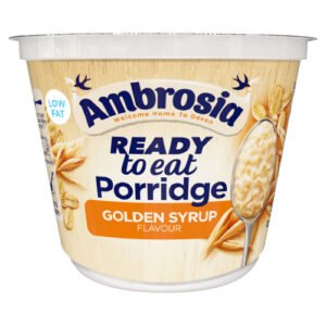 AMBROSIA READY TO EAT PORRIDGE POT GOLDEN SYRUP FLAVOUR 210G/NFEU/