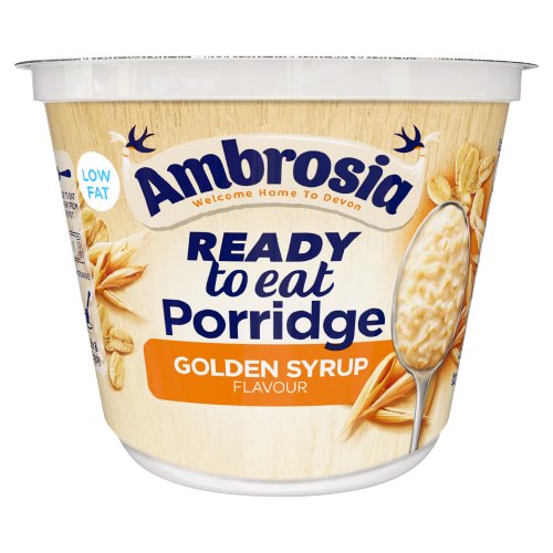 AMBROSIA READY TO EAT PORRIDGE POT GOLDEN SYRUP FLAVOUR 210G/NFEU/