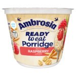 AMBROSIA READY TO EAT PORRIDGE POT LAYERED RASPBERRY 210G/NFEU/