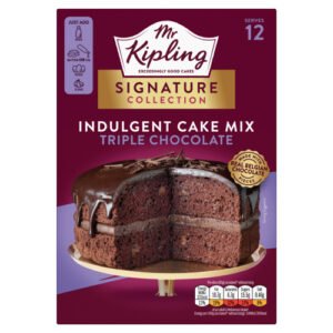 MR KIPLING INDULGENT CAKE MIX TRIPLE CHOCOLATE 416G
