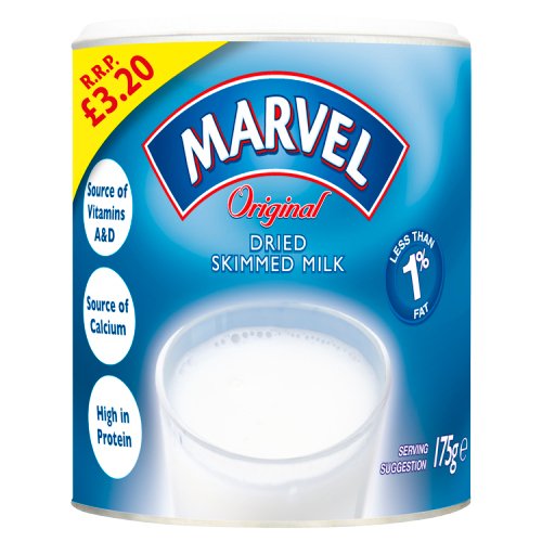 MARVEL DRIED MIILK POWDER PMP £3.20 175G