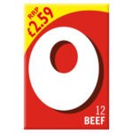 OXO CUBES BEEF PMP £2.59 71G