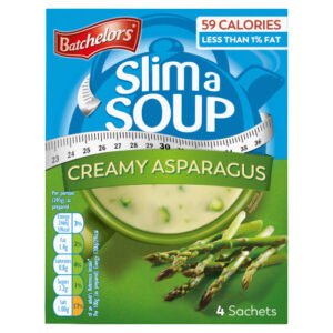 BATCHELORS SLIM A SOUP CREAMY ASPARAGUS 4 SACHETS 59G