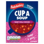 BATCHELORS CUP A SOUP SWEET CHILLI CHICKEN 4PK 92G/NFEU/