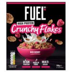 FUEL10K RED BERRY MULTIGRAIN FLAKES HIGH PROTEIN BREAKFAST CEREAL 350G