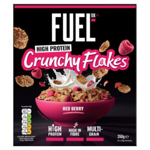 FUEL10K RED BERRY MULTIGRAIN FLAKES HIGH PROTEIN BREAKFAST CEREAL 350G