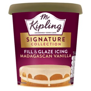 MR KIPLING SIGNATURE COLLECTION FILL & GLAZE ICING MADAGASCAN VANILLA 400G