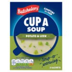 BATCHELORS CUP A SOUP POTATO & LEEK 3 SACHETS 80G