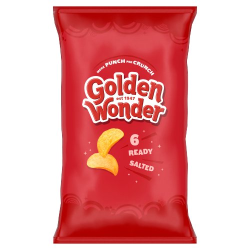 GOLDEN WONDER READY SALTED 6PK 25G