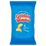 GOLDEN WONDER SALT & VINEGAR 6PK 25G