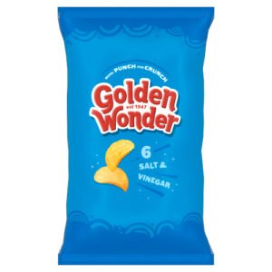 GOLDEN WONDER SALT & VINEGAR 6PK 25G