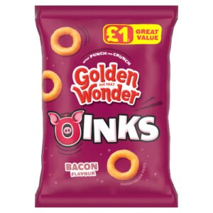 GOLDEN WONDER OINKS BACON PMP £1.00 46G