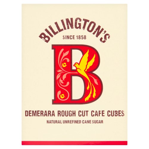 BILLINGTON'S DEMERARA ROUGH CUT CAFE CUBES 500G