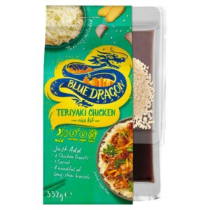 BLUE DRAGON TERIYAKI CHICKEN RICE KIT 332G