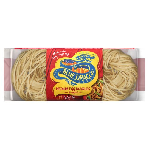 BLUE DRAGON MEDIUM EGG NOODLES 250G
