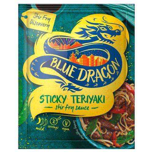 BLUE DRAGON STICKY TERIYAKI STIR FRY SAUCE 120G