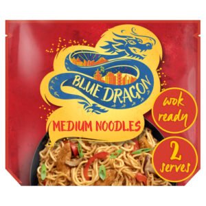 BLUE DRAGON MEDIUM WOK READY NOODLES 300G