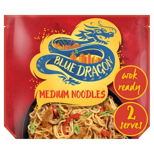 BLUE DRAGON MEDIUM WOK READY NOODLES 300G