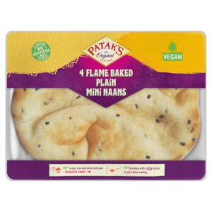 PATAK'S FLAME BAKED PLAIN MINI NAANS 4S
