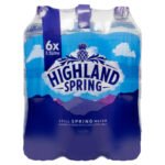 HIGHLAND SPRING STILL SPRING WATER 6X 1.5L