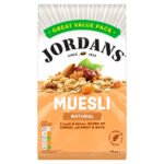 JORDANS NATURAL MUESLI BREAKFAST CEREAL 1KG