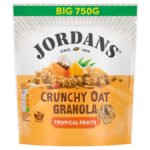 JORDANS CRUNCHY OAT GRANOLA TROPICAL FRUIT 750G